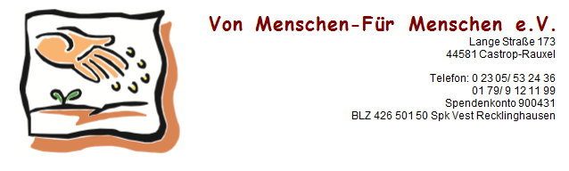 Von Menschen - Für Menschen e. V. Von Menschen - Für Menschen e. V.